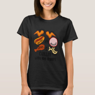 Chicken Wing Song Lyric Hot Dog Bologna Macaroni K T-shirt