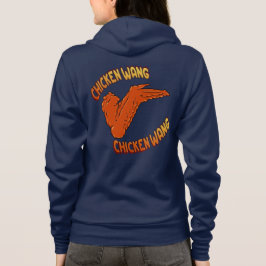 Chicken Wing Vrouwen Bella + Canvas Full-Zip Hoodi Hoodie