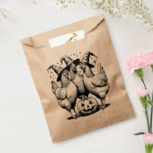 Chicken Witches Funny Halloween  Witch Bedankzakje (Gezegeld)