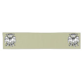 Chicken Witches Funny Halloween  Witch Korte Tafelloper (Horizontaal)