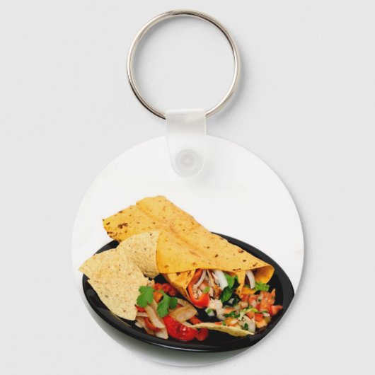 Chicken Wrap Sleutelhanger (Voorkant)