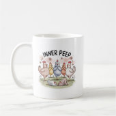 “Chicken Yoga” Funny Farm Animal Mug Koffiemok (Links)