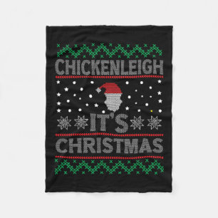 Chickenleigh Het is kerst Grappig Kerstmoeder Fleece Deken