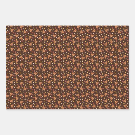 Chickens and Eggs Wrapping Paper (Voorkant 3)