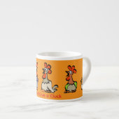 Chickens Espresso Mug – I Don’t Give a Cluck (Devant droit)