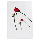 Chickens Medium Cadeauzakje (Voorkant)