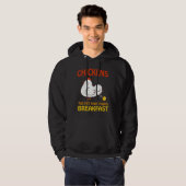 Chickens Pet That Poops Breakfast e Hoodie (Voorkant volledig)