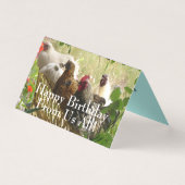 Chickers Roosters Joyer de nous Carte d'anniversai (Front)