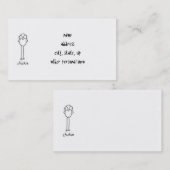 Chickie Visitekaartje (Voorkant / Achterkant)