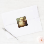 chicklet vierkante sticker (Envelop)