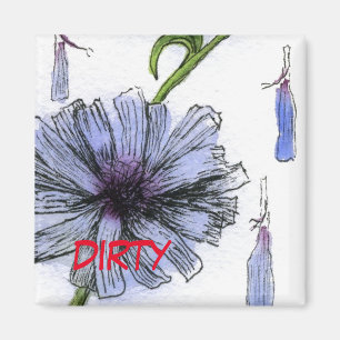 "Chickory" Dirty Dishwasher Status Magnet Magneet