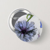 "Chickory" Floral Button (Voorkant /achterkant)