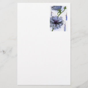 "Chickory" Floral Stationery Briefpapier
