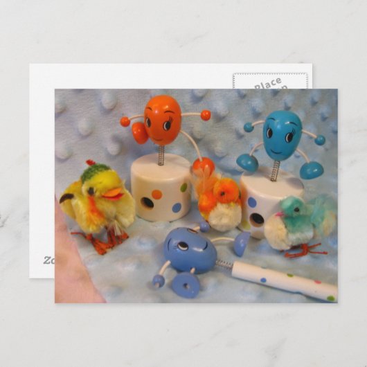 Chicks and Eggs Postcard Briefkaart (Voorkant / Achterkant)