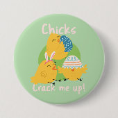 Chick's Crack Me Up! paase Button (Voorkant)
