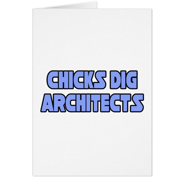 Chicks Dig Architecten (Voorkant)