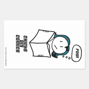 Chicks Dig Comics Rechthoekige Sticker