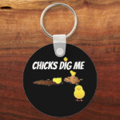 CHICKS DIG ME SLEUTELHANGER (Voorkant)