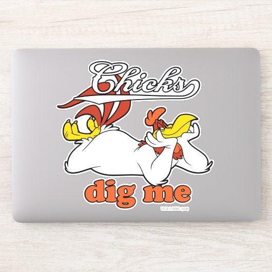 Chicks Dig Me Sticker (Computer)