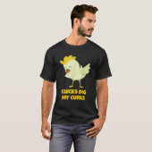 Chicks Dig My Curls Toddler Funny Curly Hair Tee K T-shirt (Voorkant volledig)