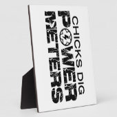 Chicks Dig Power Meters Fotoplaat (Zijkant)