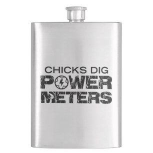 Chicks Dig Power Meters Heupfles