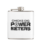 Chicks Dig Power Meters Heupfles (Voorkant)