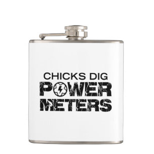 Chicks Dig Power Meters Heupfles