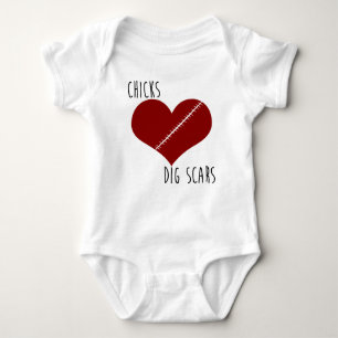 Chicks Dig Scars - CHD edition Romper