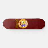 "CHICKS DIG SCARS" grappige emoji Skateboard (Horizontaal)