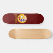 "CHICKS DIG SCARS" grappige emoji Skateboard (Horizontaal)