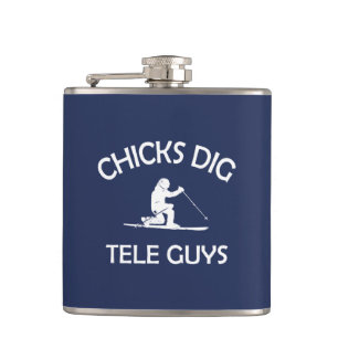 Chicks Dig Tele-jongens Heupfles