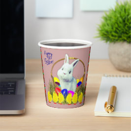 Chicks Happy Paaster Bunny Paper Cups Papieren Bekers