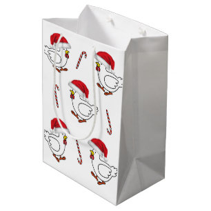 Chicks Merry kerstcadeautassen Medium Cadeauzakje