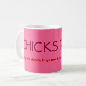 CHICKS RULE! KOFFIEMOK (Voorkant links)