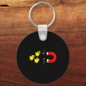 Chicks With Magnet Funny Halloween Chick Magnet Va Sleutelhanger (Voorkant)