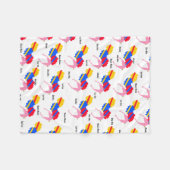 Chicky, Cha-Cha, Boom-Boom, Lya-Lya Fleece Deken (Voorkant (Horizontaal))