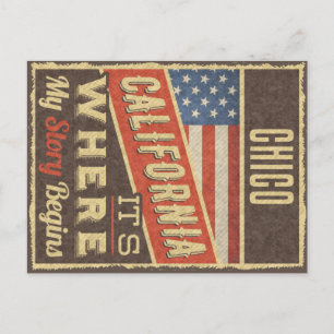 Chico California Briefkaart