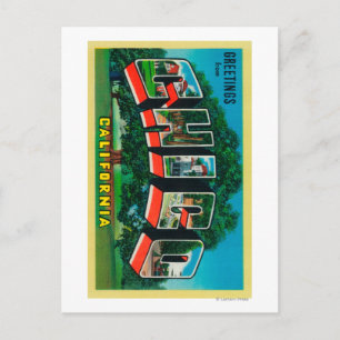 Chico, California - Large Letter Scenes Briefkaart