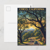 Chico California Travel Briefkaart (Voorkant / Achterkant)