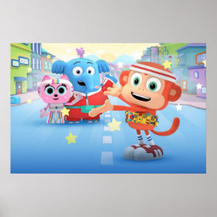 Chico en Bon Bon Poster