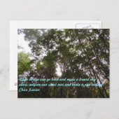 Chico Xavier Quotes Briefkaart (Voorkant / Achterkant)