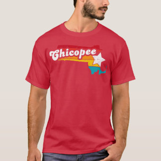 Chicopee Massachusetts Verdrietig Souvenir T-shirt
