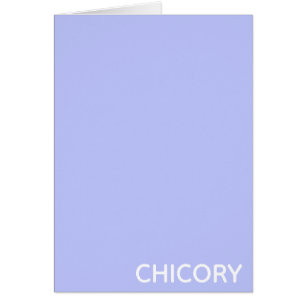 Chicorée Nom de couleur bleu Fleur