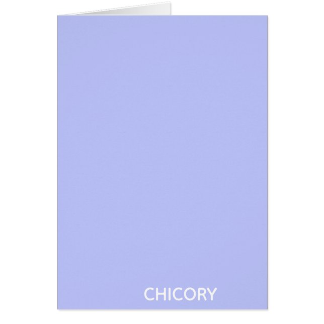 Chicorée Nom de couleur bleu Fleur (Devant)