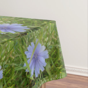 Chicory Blue Paars Flower Floral Tafelkleed