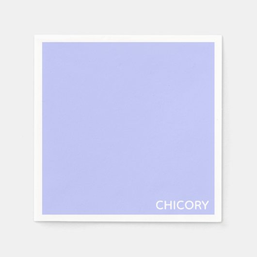 Chicory Flower blue-kleurnaam Servet (Voorkant)