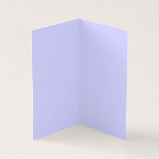 Chicory Flower Folded Note Card (Inside)