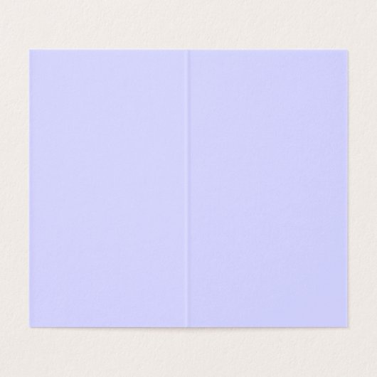 Chicory Flower Folded Note Card (Inside Unfolded)