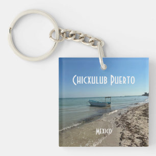 Chicxulub Puerto, Mexico - AcrylSleutelhanger Sleutelhanger